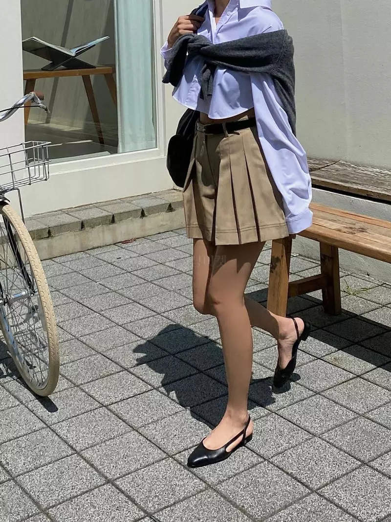 Ouppt - Korean Women Fashion - #momslook - Three Pintuck Pants - 2
