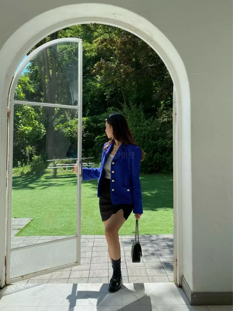 Ouppt - Korean Women Fashion - #shopsmall - Anna Twid Jacket - 10