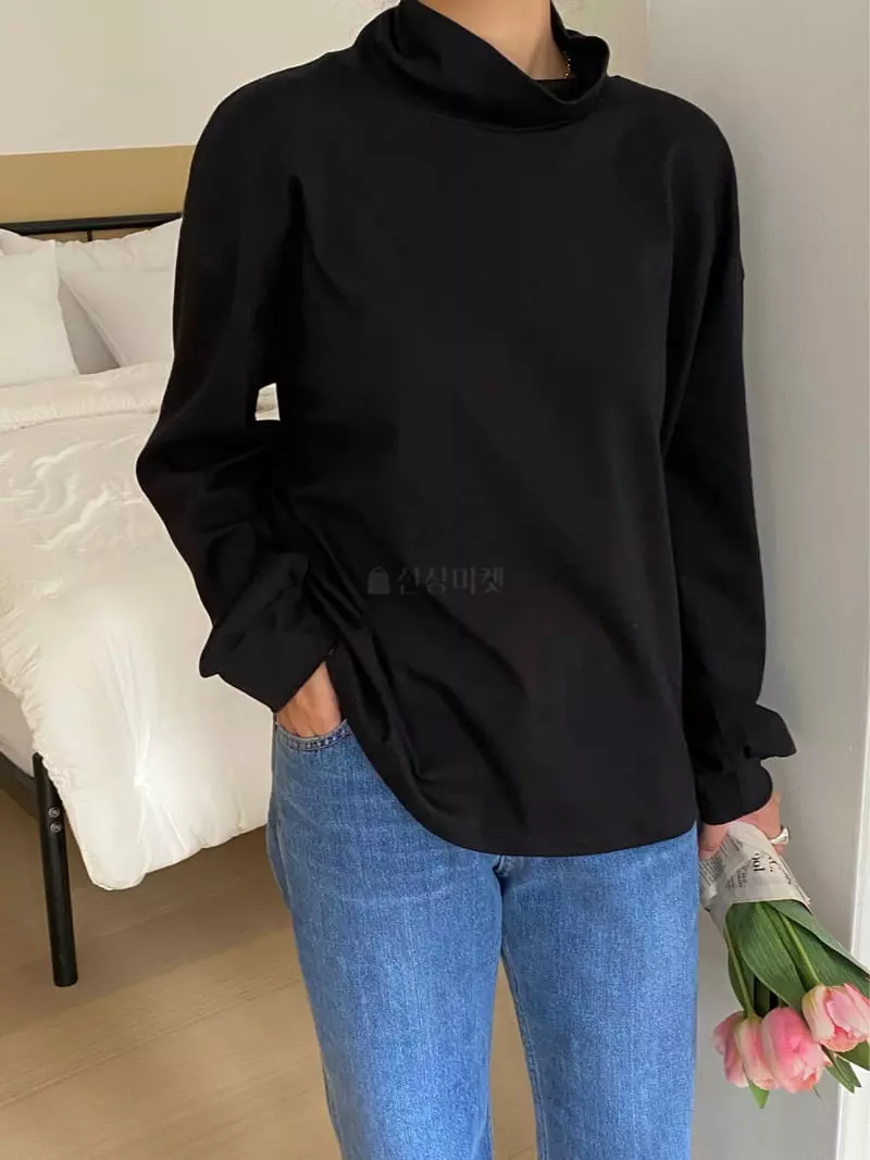 Ouppt - Korean Women Fashion - #shopsmall - Rough Tee - 2