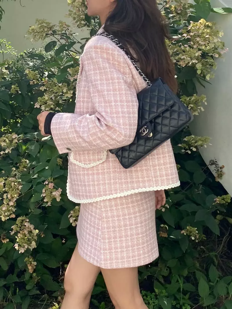 Ouppt - Korean Women Fashion - #thelittlethings - Stella Twid Jacket - 2
