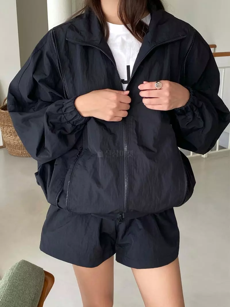 Ouppt - Korean Women Fashion - #vintageinspired - Wind Jumper - 7