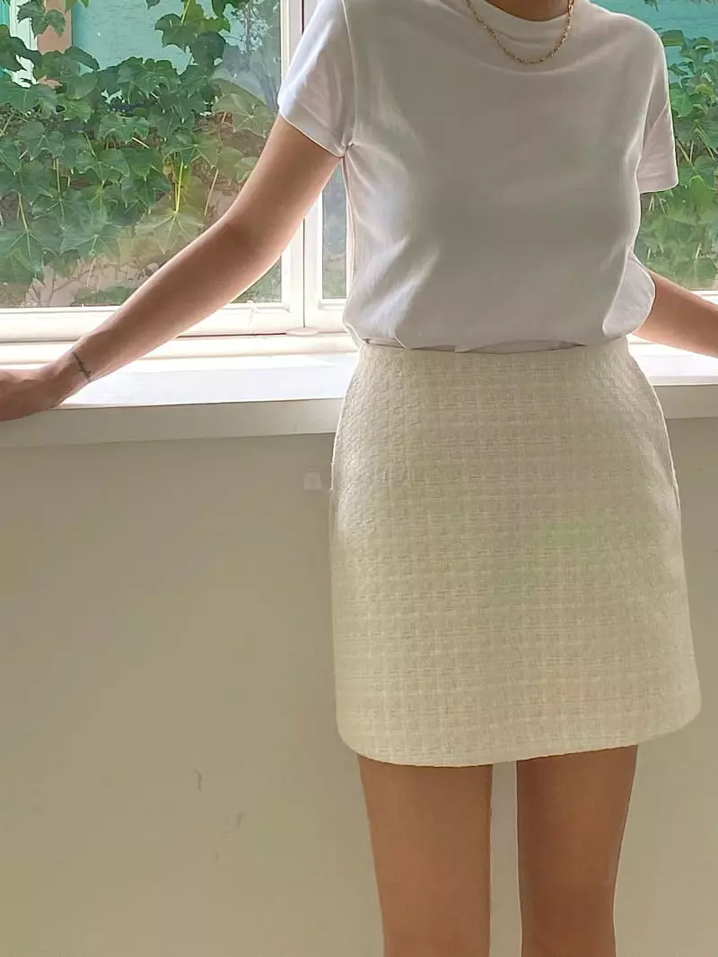 Ouppt - Korean Women Fashion - #womensfashion - Stella Twid Skirt