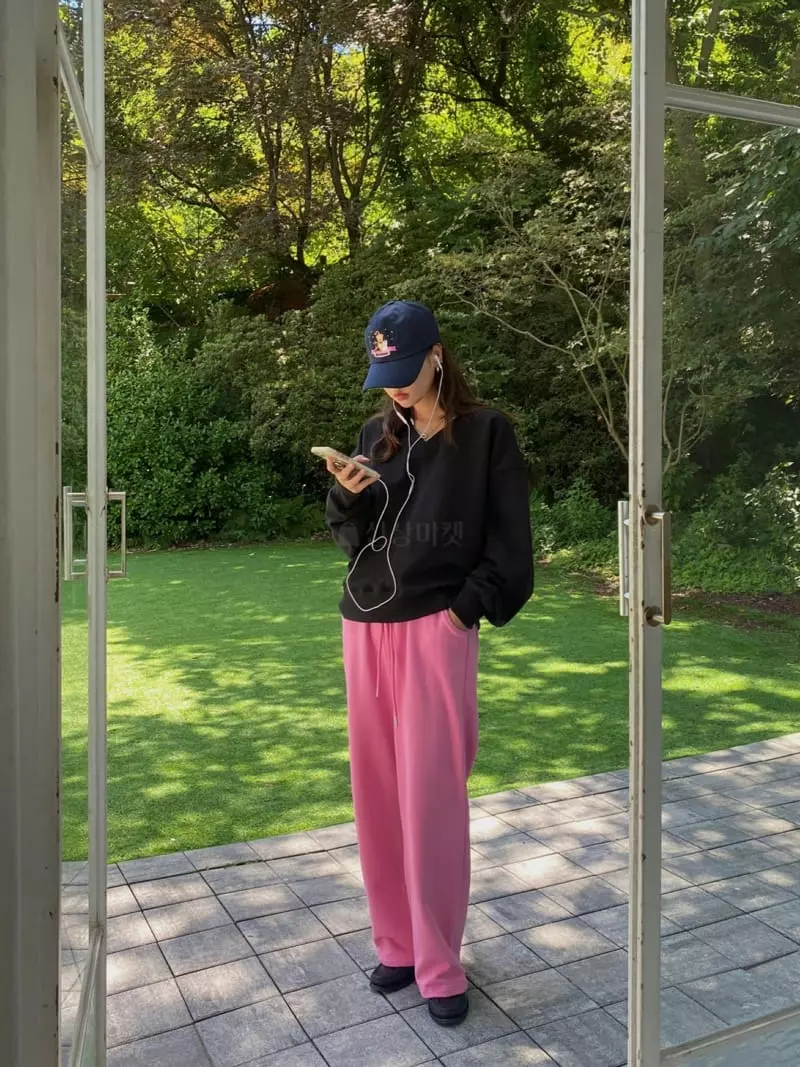 Ouppt - Korean Women Fashion - #womensfashion - Terry Wide Pants