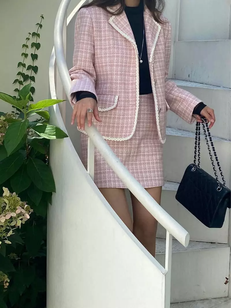 Ouppt - Korean Women Fashion - #womensfashion - Stella Twid Jacket - 6