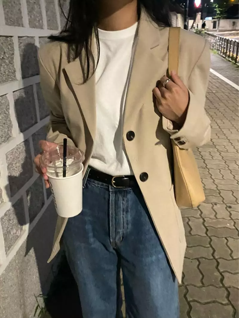 Ouppt - Korean Women Fashion - #womensfashion - Tailor Jacket - 7