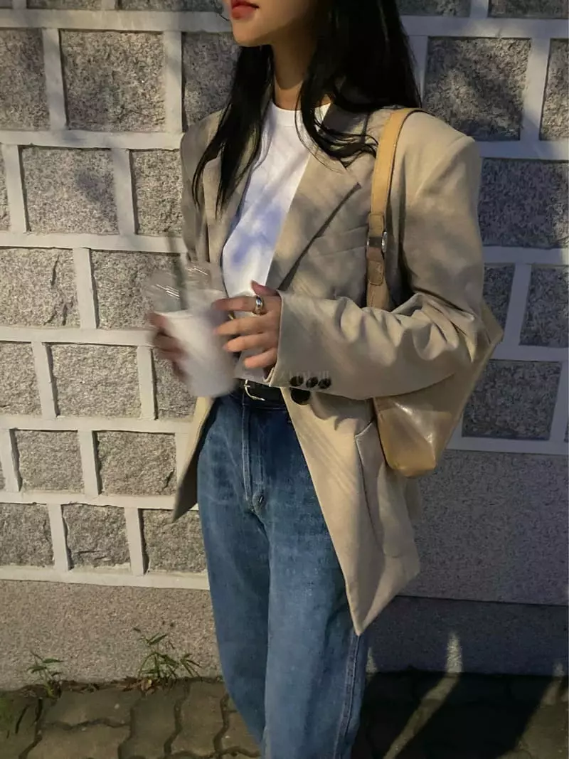 Ouppt - Korean Women Fashion - #womensfashion - Tailor Jacket - 9