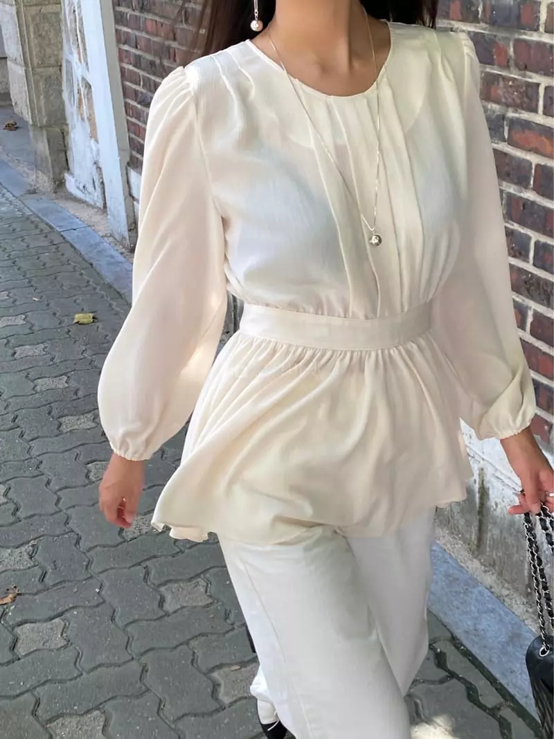 Ouppt - Korean Women Fashion - #womensfashion - Lilly Blouse - 10