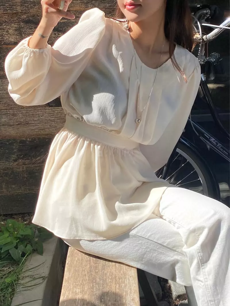 Ouppt - Korean Women Fashion - #womensfashion - Lilly Blouse - 6