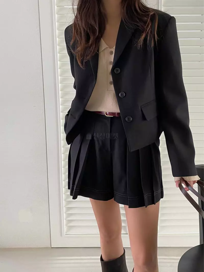 Ouppt - Korean Women Fashion - #womensfashion - Three Button Jacket