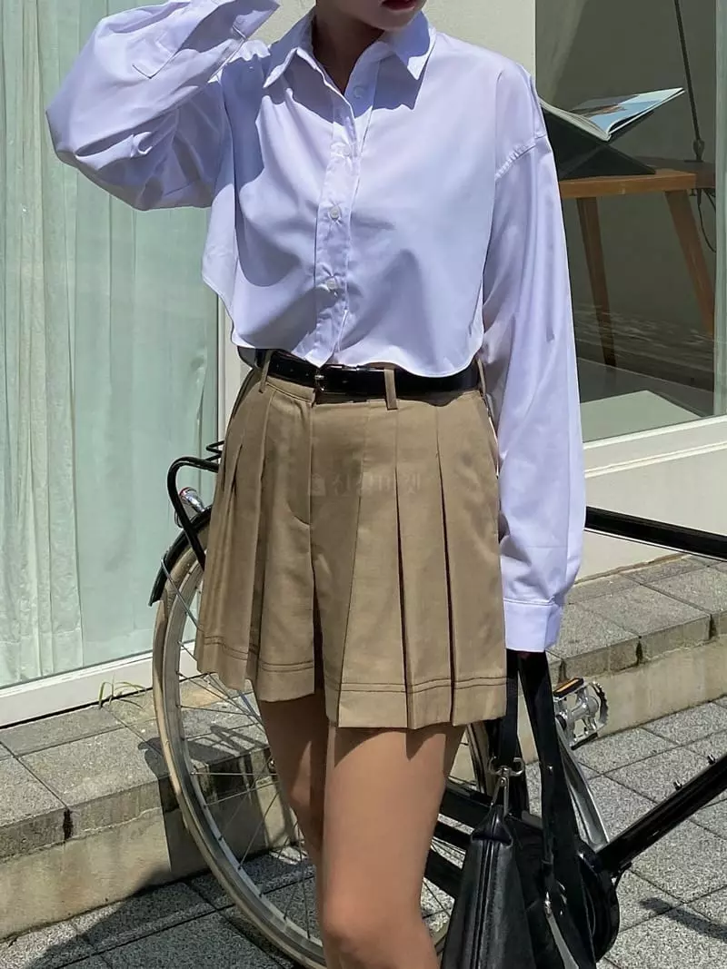 Ouppt - Korean Women Fashion - #womensfashion - Three Pintuck Pants - 3