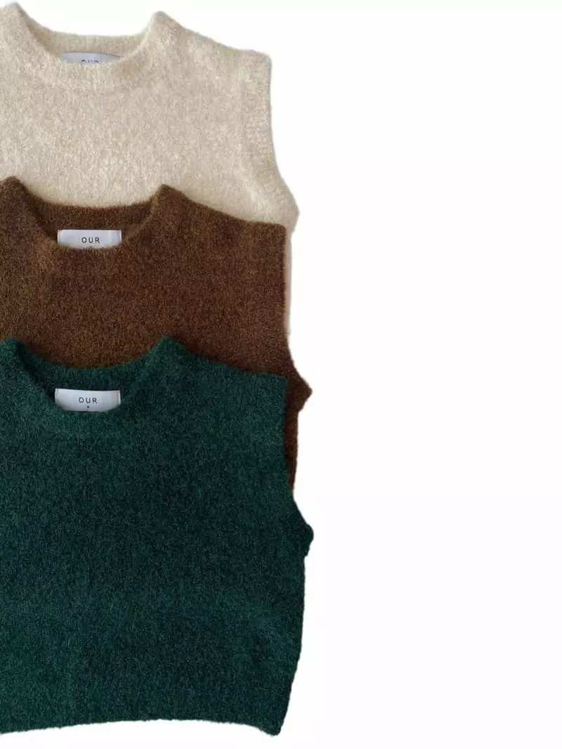 Our - Korean Children Fashion - #kidsshorts - Alpaca Bookle Vest