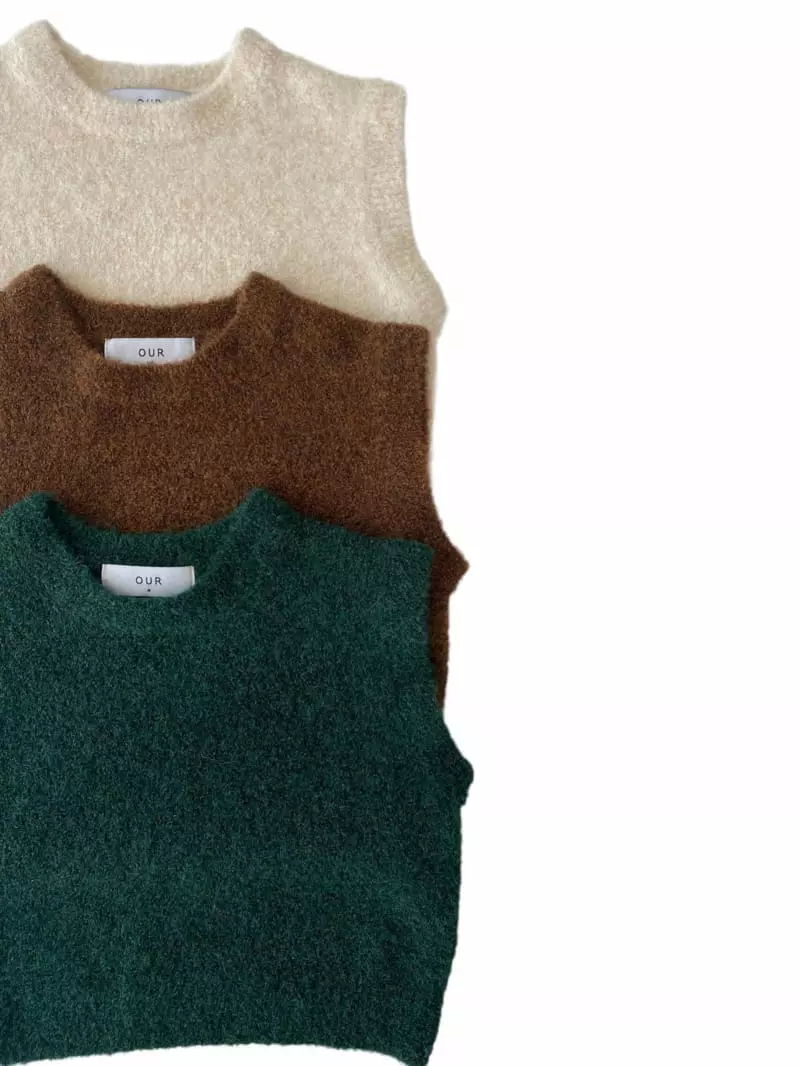 Our - Korean Children Fashion - #littlefashionista - Alpaca Bookle Vest - 5