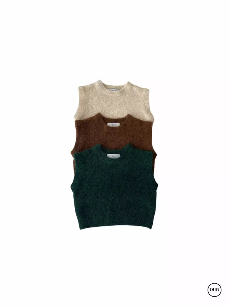 Our - Korean Children Fashion - #magicofchildhood - Alpaca Bookle Vest - 6