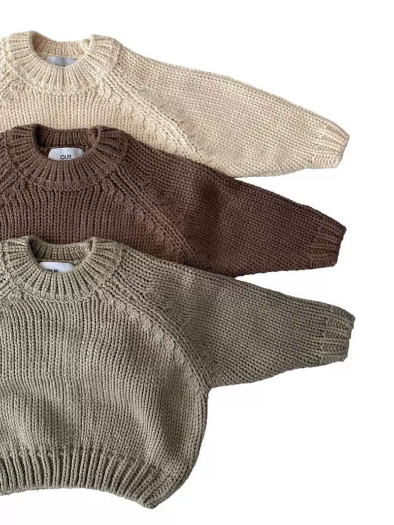 Our - Korean Children Fashion - #todddlerfashion - Hazzi Knit Tee - 8