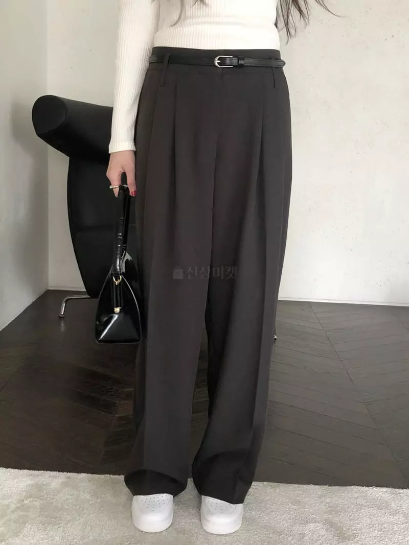 Overclassic - Korean Women Fashion - #momslook - Classic Chick Neck Pants - 9