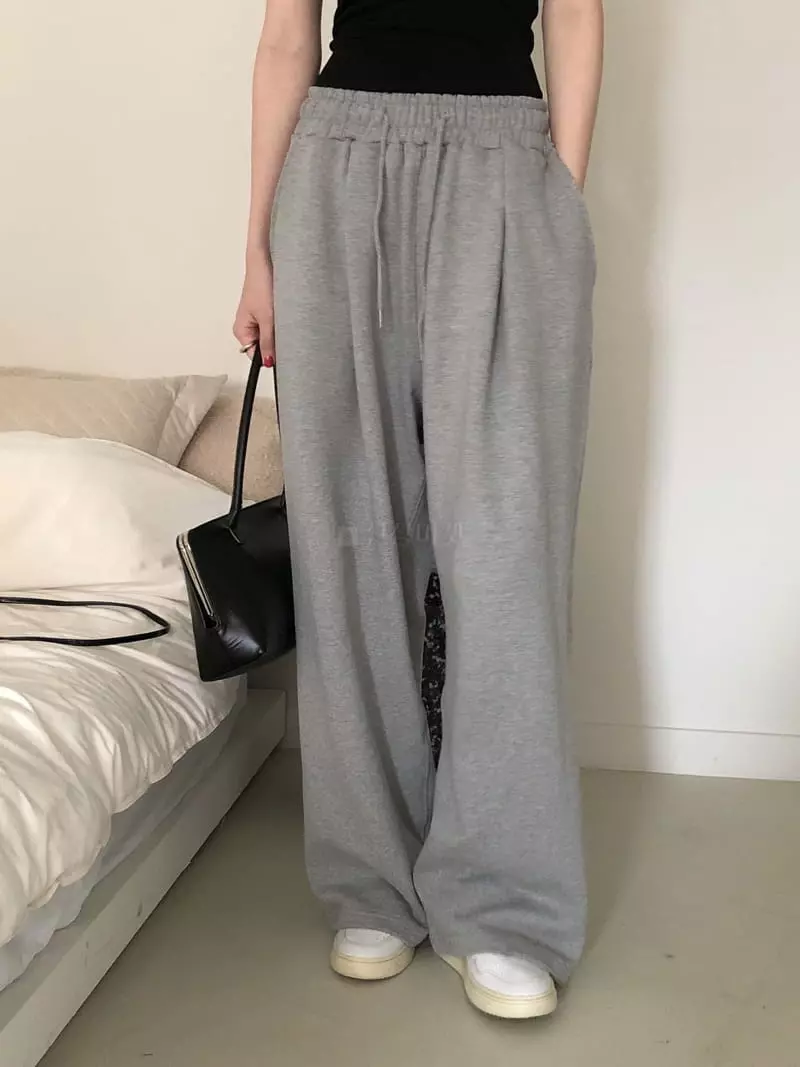 Overclassic - Korean Women Fashion - #momslook - Wide Pintuck Pants - 2