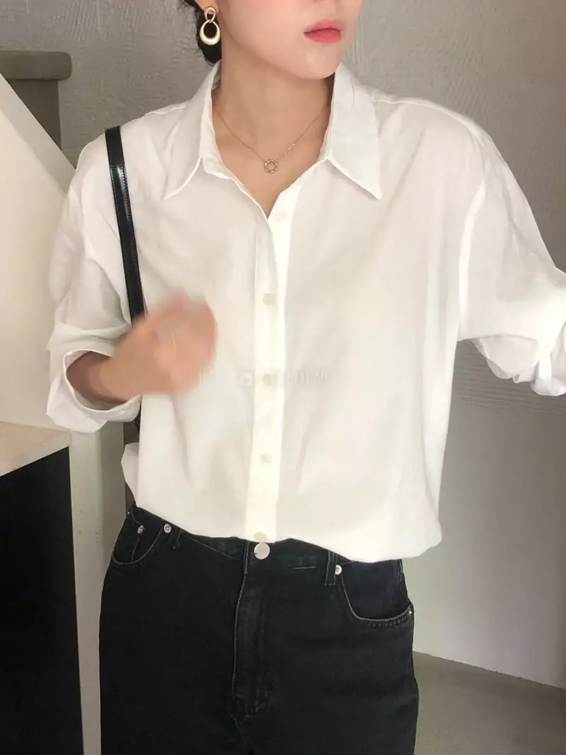 Overclassic - Korean Women Fashion - #momslook - Ove Layon Shirt