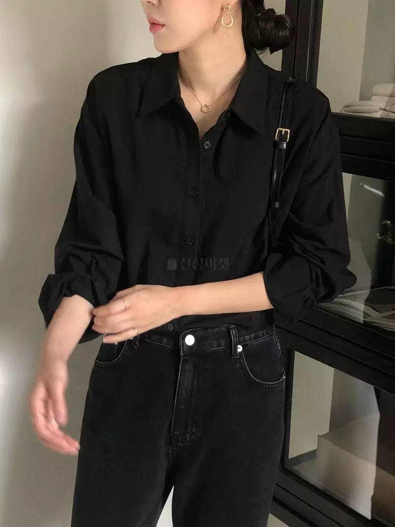 Overclassic - Korean Women Fashion - #momslook - Ove Layon Shirt - 7