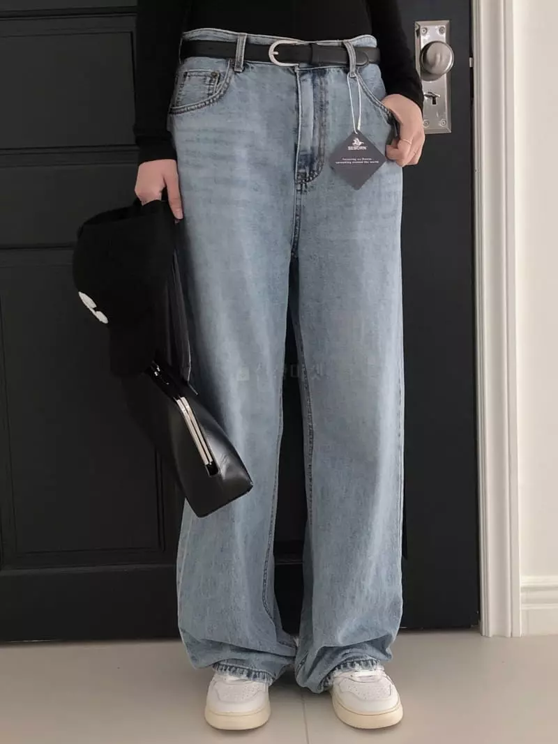 Overclassic - Korean Women Fashion - #momslook - Emilly Jeans - 2