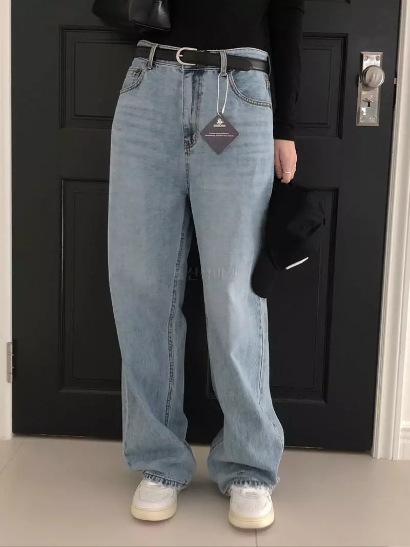 Overclassic - Korean Women Fashion - #momslook - Emilly Jeans - 6