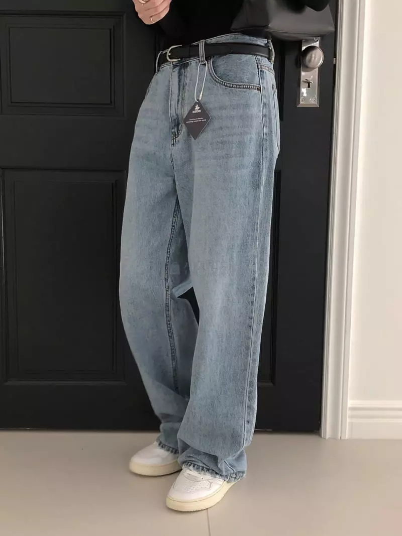 Overclassic - Korean Women Fashion - #momslook - Emilly Jeans - 8