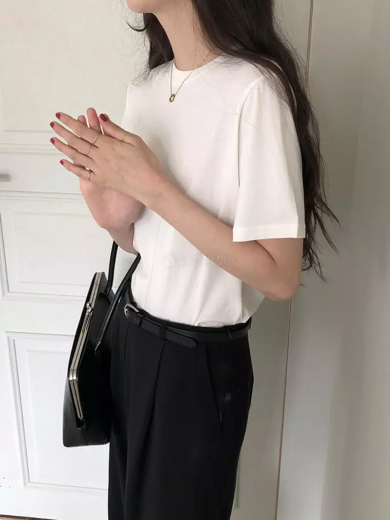 Overclassic - Korean Women Fashion - #momslook - Standard Tee - 2