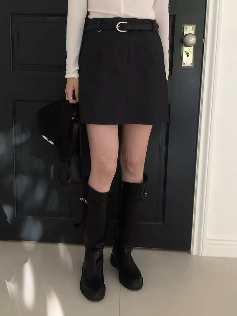 Overclassic - Korean Women Fashion - #momslook - Briten Ling Skirt - 10