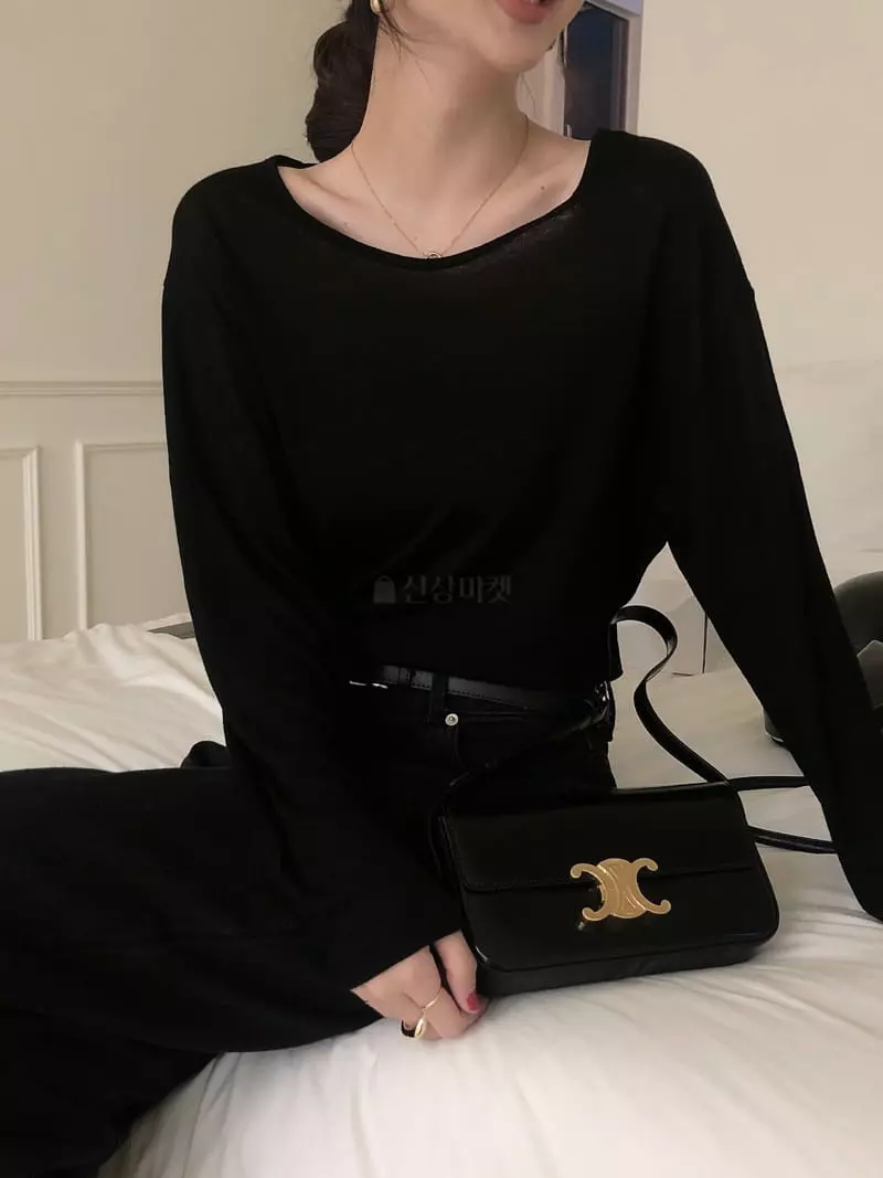 Overclassic - Korean Women Fashion - #momslook - Breeds Loose Tee - 11