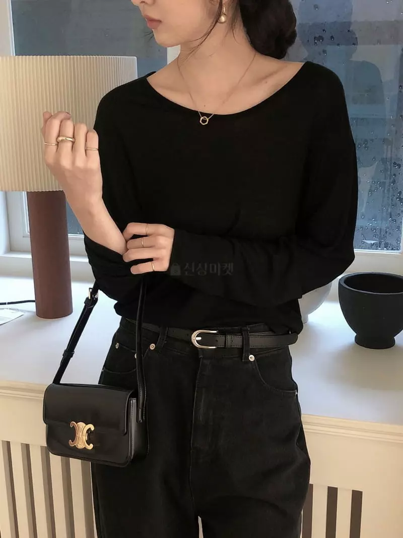 Overclassic - Korean Women Fashion - #momslook - Breeds Loose Tee - 9