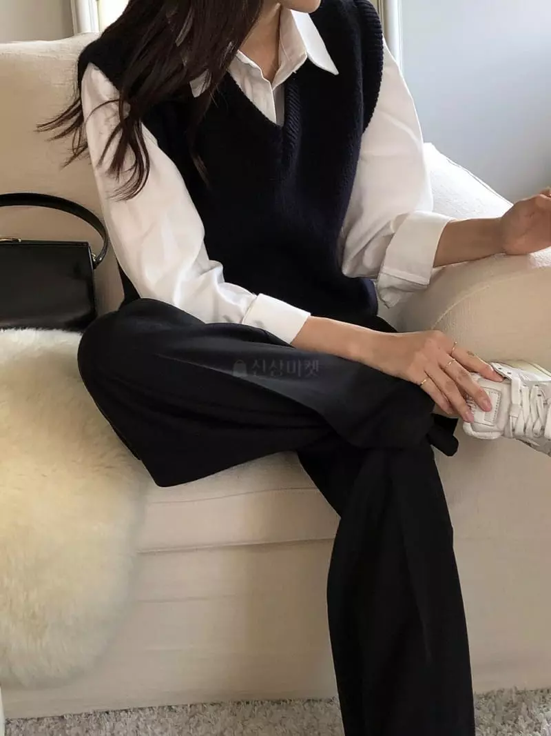 Overclassic - Korean Women Fashion - #momslook - Bro Vest - 10