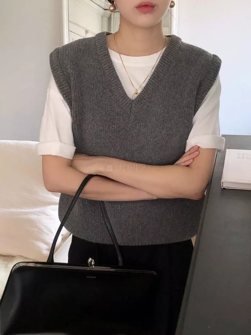 Overclassic - Korean Women Fashion - #momslook - Bro Vest - 2