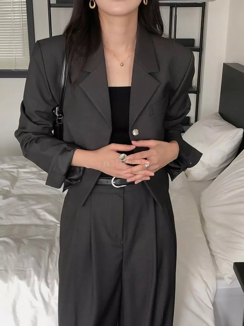 Overclassic - Korean Women Fashion - #momslook - Lon Classic Jacket - 7