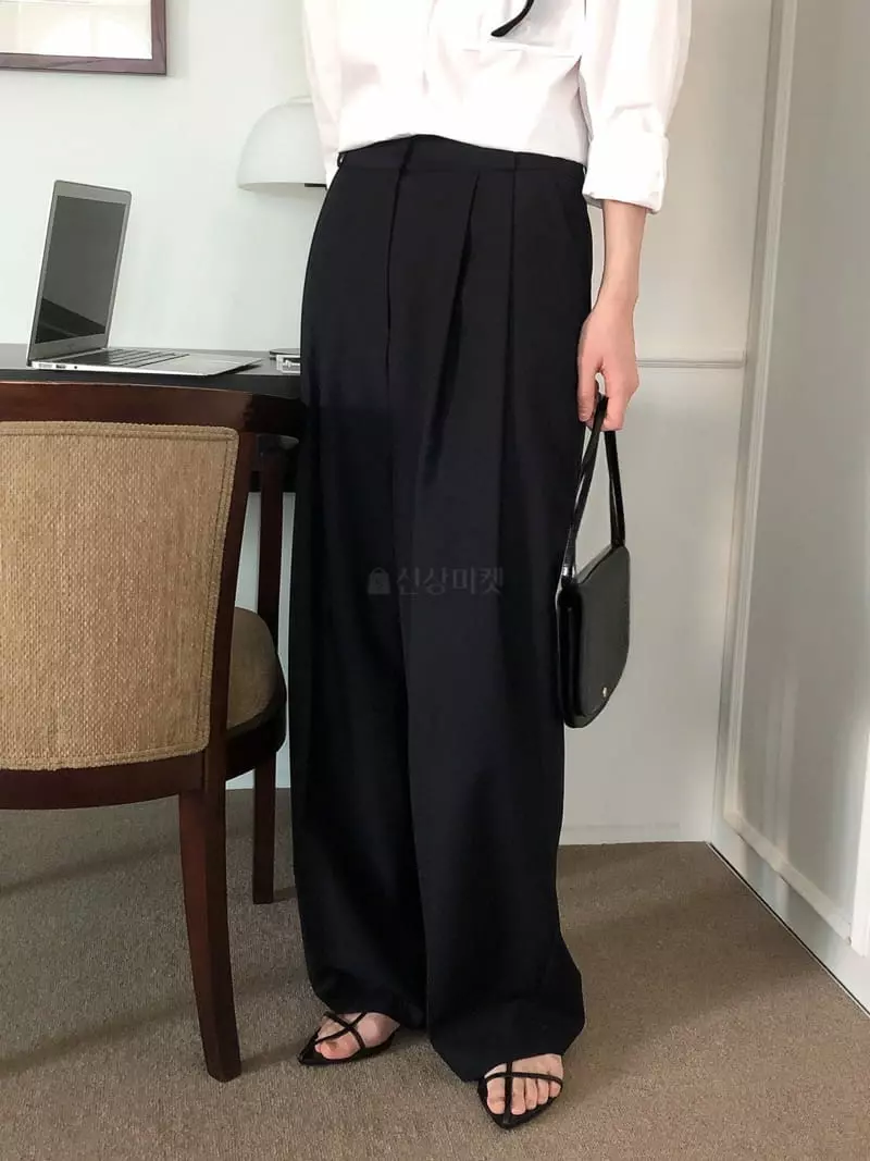 Overclassic - Korean Women Fashion - #momslook - Lon Wide Pants - 10