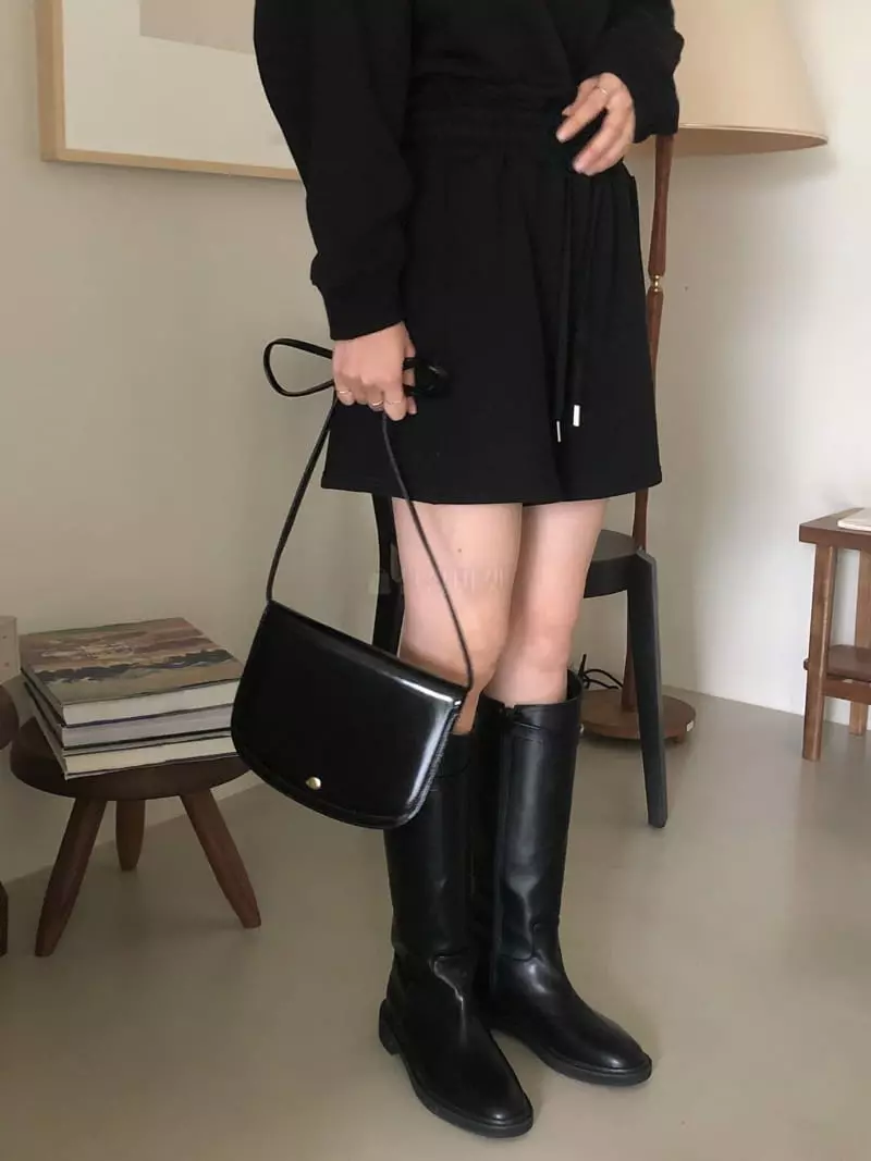 Overclassic - Korean Women Fashion - #momslook - Logo Shorts - 10