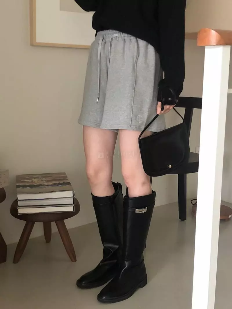 Overclassic - Korean Women Fashion - #momslook - Logo Shorts - 8