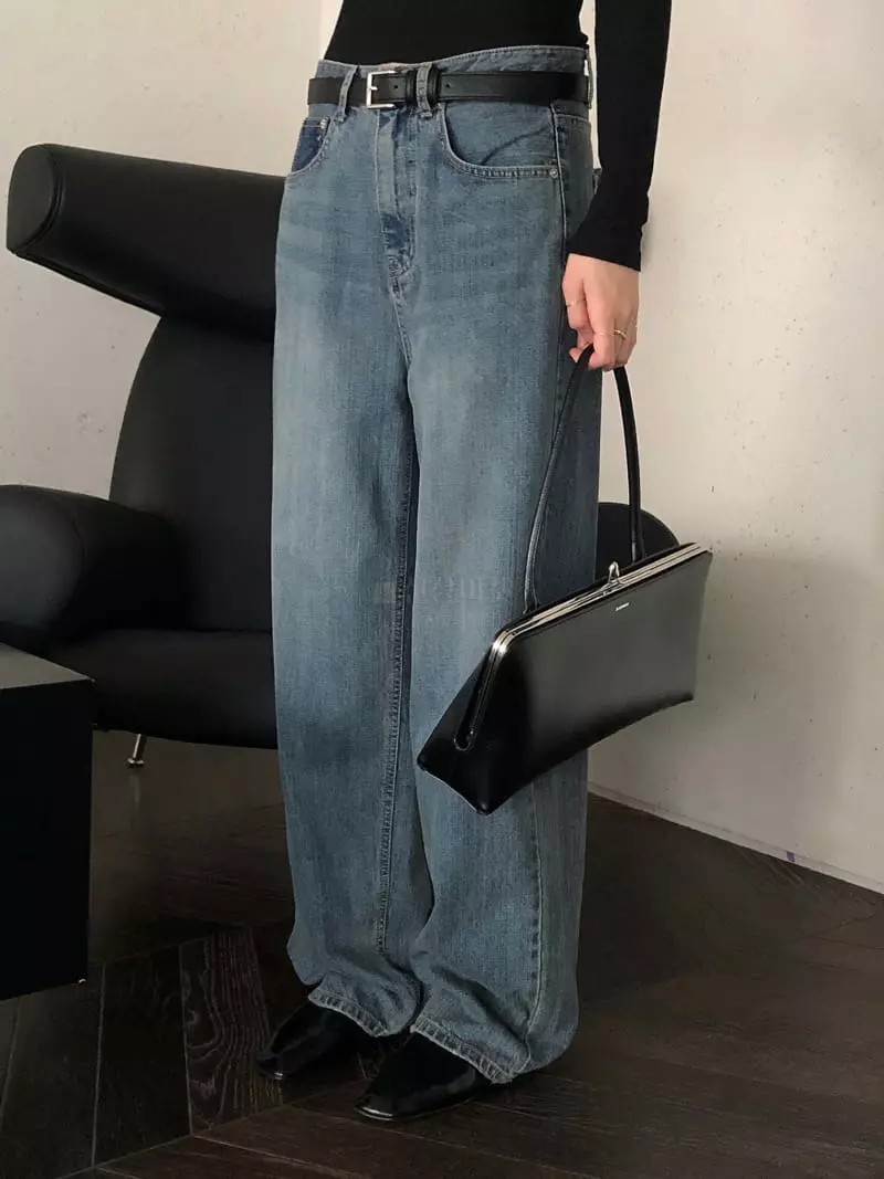 Overclassic - Korean Women Fashion - #momslook - Notin Deep Jeans - 3