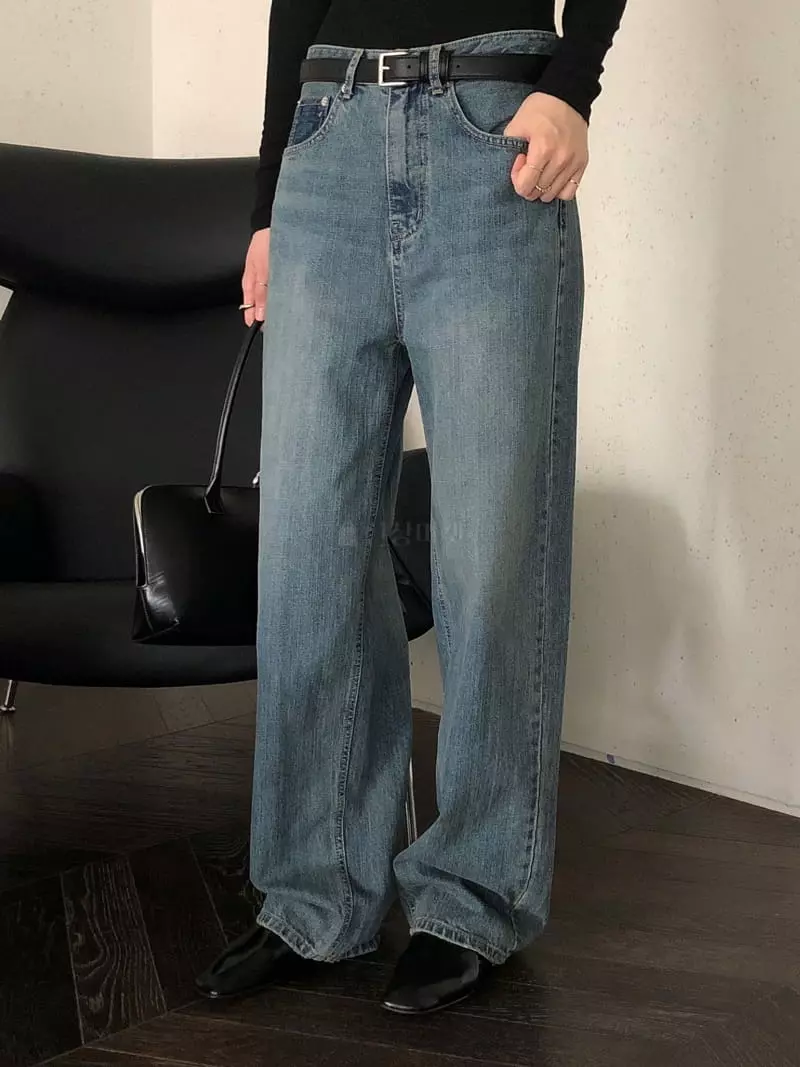 Overclassic - Korean Women Fashion - #momslook - Notin Deep Jeans - 5