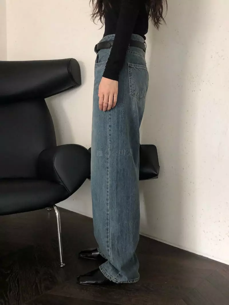 Overclassic - Korean Women Fashion - #momslook - Notin Deep Jeans - 8