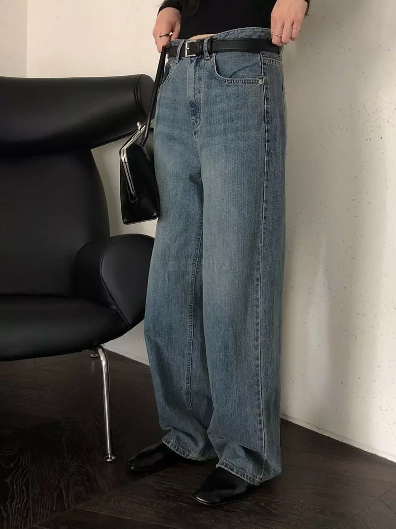 Overclassic - Korean Women Fashion - #momslook - Notin Deep Jeans - 9