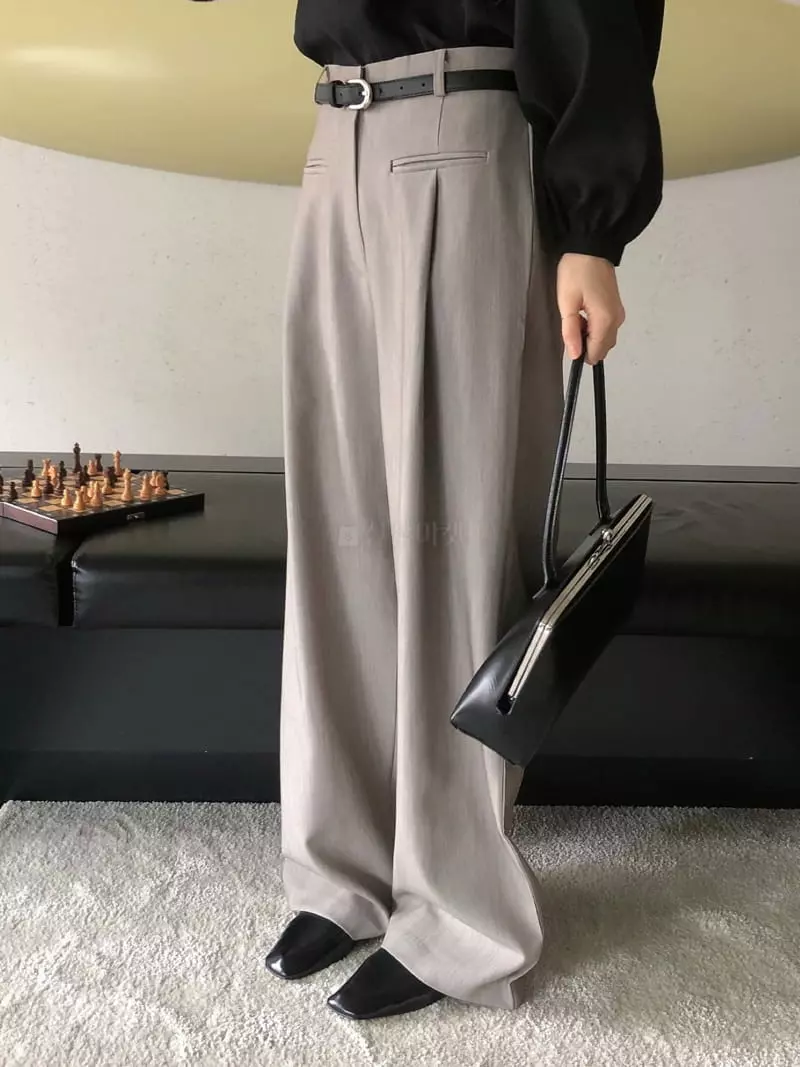Overclassic - Korean Women Fashion - #momslook - Paul Signiture Pants - 11
