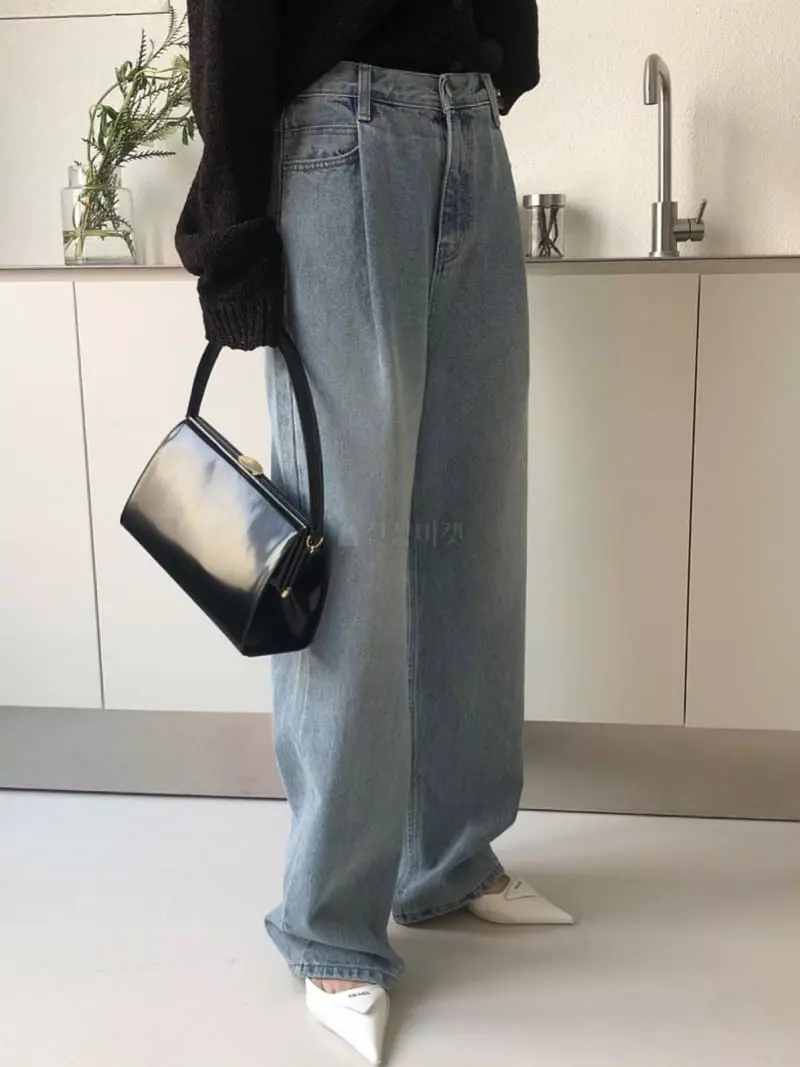 Overclassic - Korean Women Fashion - #pursuepretty - French Pintuck Jeans - 2