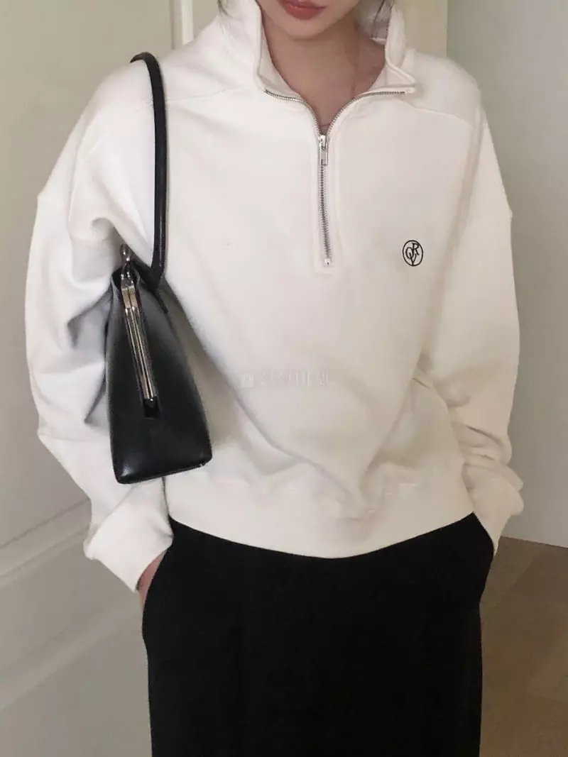 Overclassic - Korean Women Fashion - #pursuepretty - Premium Terry Zip-up - 4