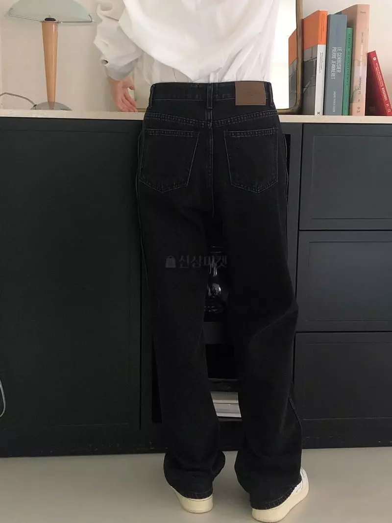 Overclassic - Korean Women Fashion - #romanticstyle - Biv Black Jeans - 3