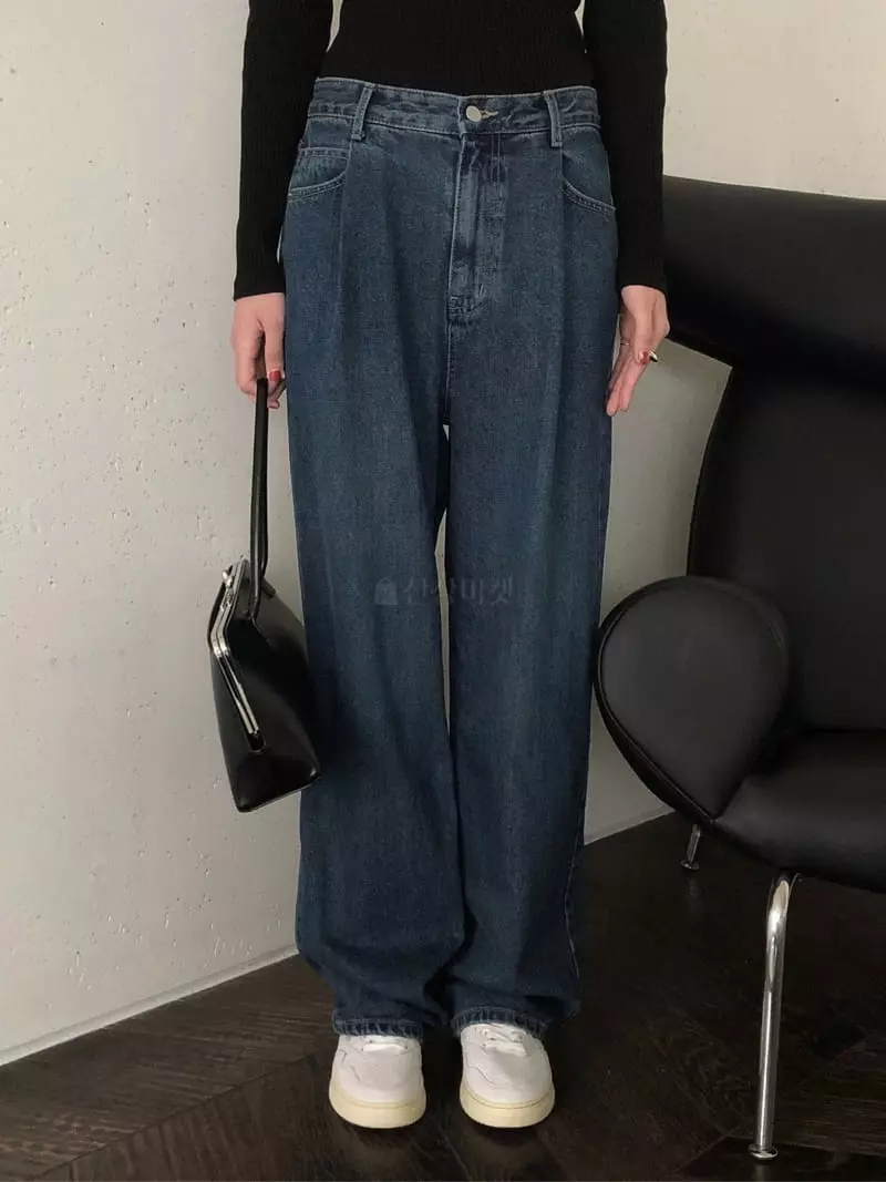 Overclassic - Korean Women Fashion - #shopsmall - French Pintuck Jeans - 5