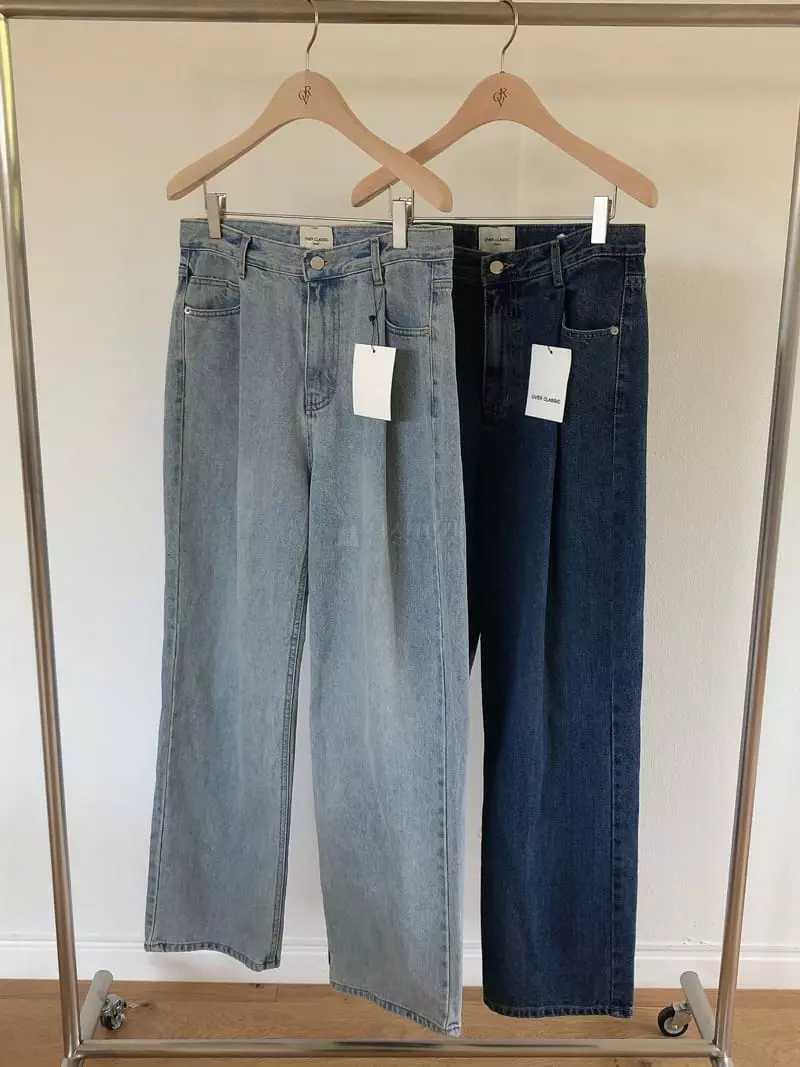 Overclassic - Korean Women Fashion - #thatsdarling - French Pintuck Jeans - 6