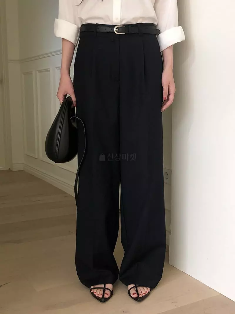 Overclassic - Korean Women Fashion - #thelittlethings - Classic Mer Neck Pants - 2