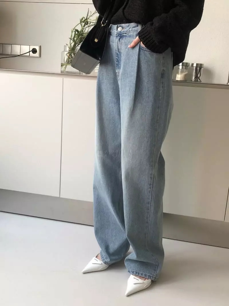 Overclassic - Korean Women Fashion - #thelittlethings - French Pintuck Jeans - 7