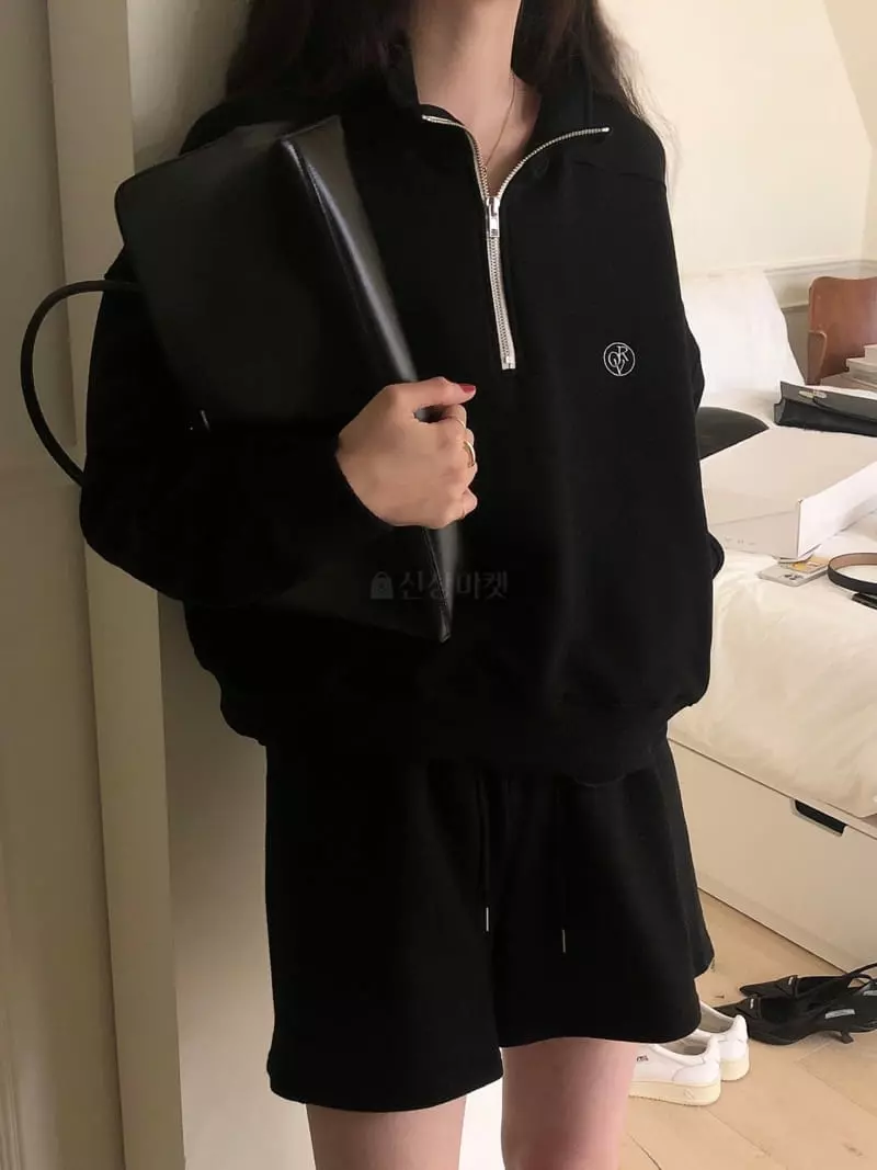 Overclassic - Korean Women Fashion - #vintageinspired - Premium Terry Zip-up