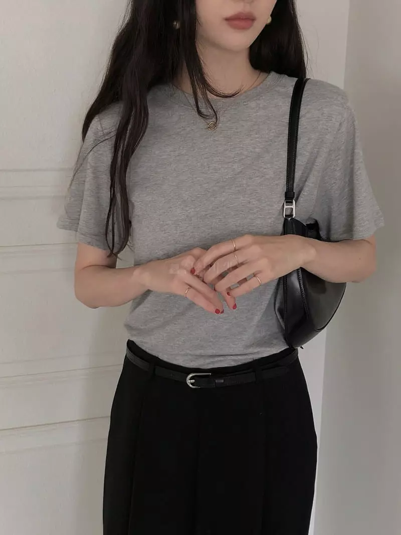 Overclassic - Korean Women Fashion - #vintagekidsstyle - Standard Tee - 6
