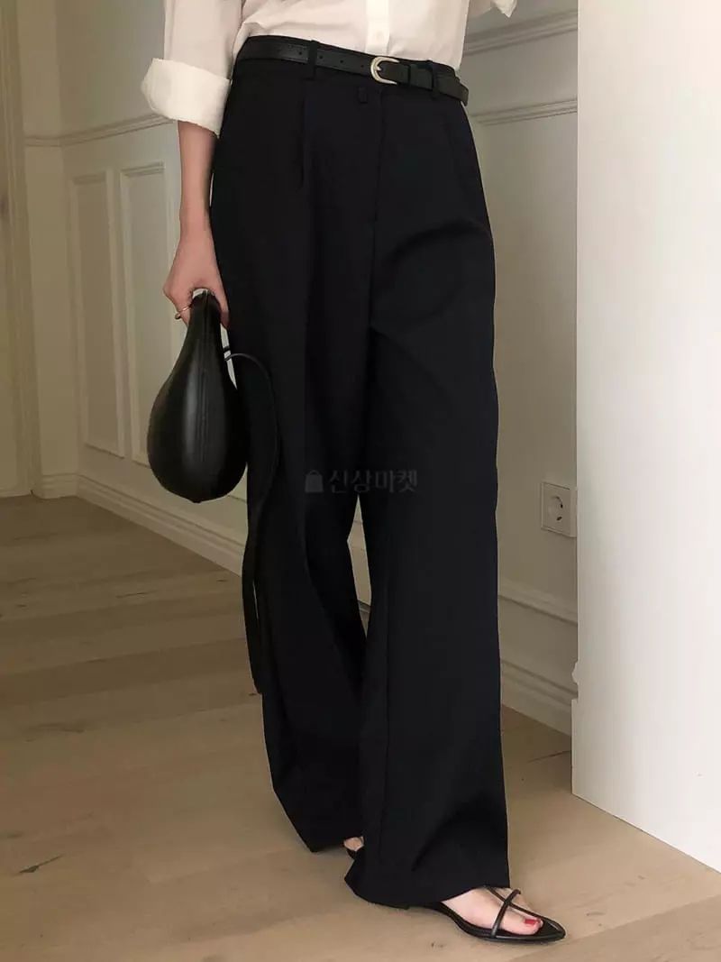 Overclassic - Korean Women Fashion - #womensfashion - Classic Mer Neck Pants - 10